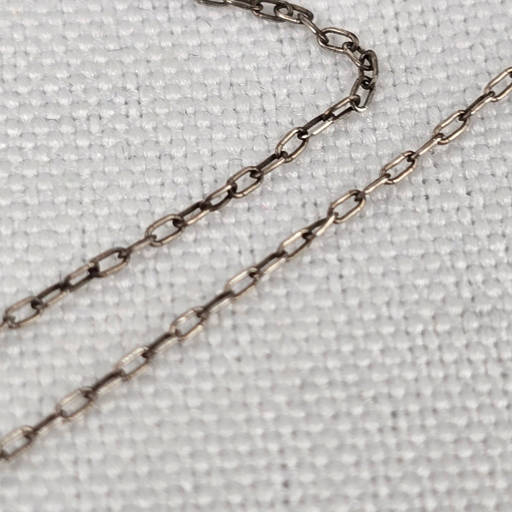 925 Sterling Silver Crystal Pendant Fine Chain Necklace