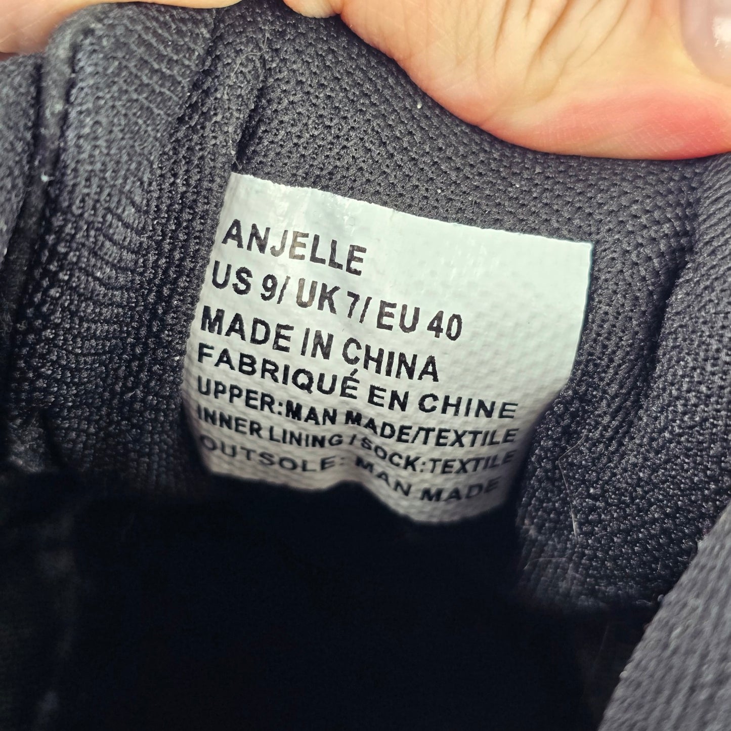 Just Fab Floral Lace Up Sneakers Size 9