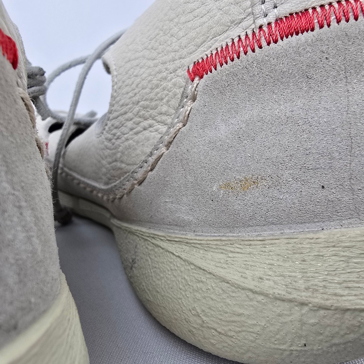 Ecco White Leather Lace Up Shoes Size 11