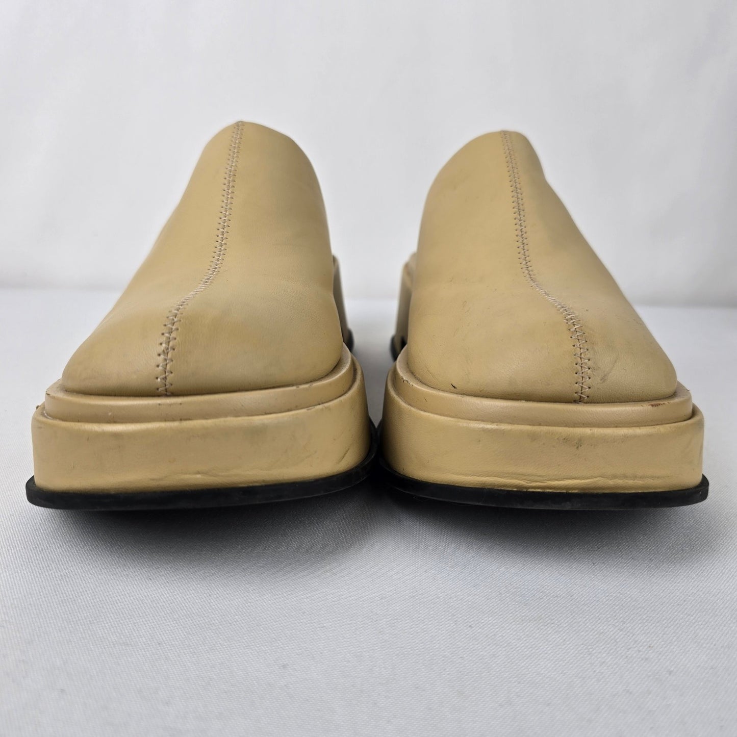 Charles & Keith Yellow Platform Clogs Size 9