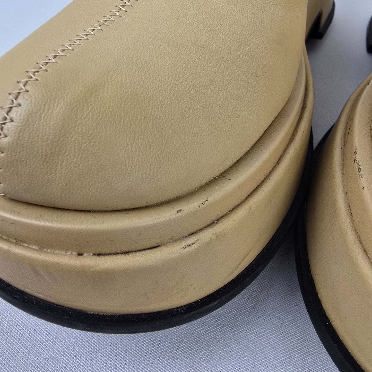 Charles & Keith Yellow Platform Clogs Size 9