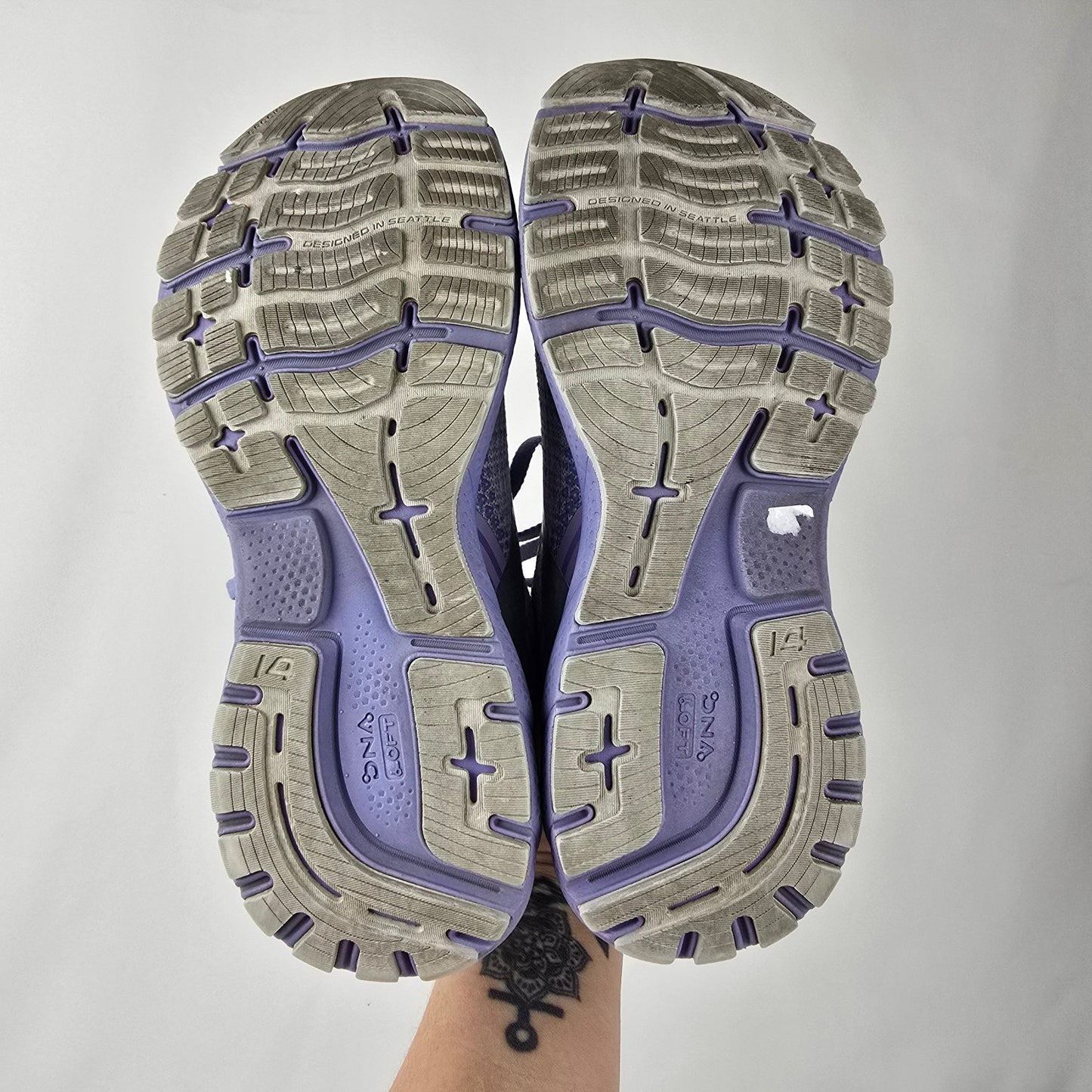 Brooks ghost 14 Blue Lace Up Running Shoes Size 7.5