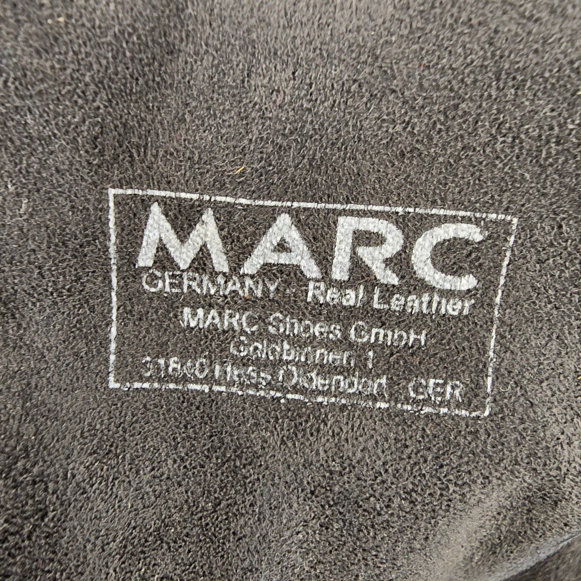 MARC Black & Grey Suede Boots Size 8.5