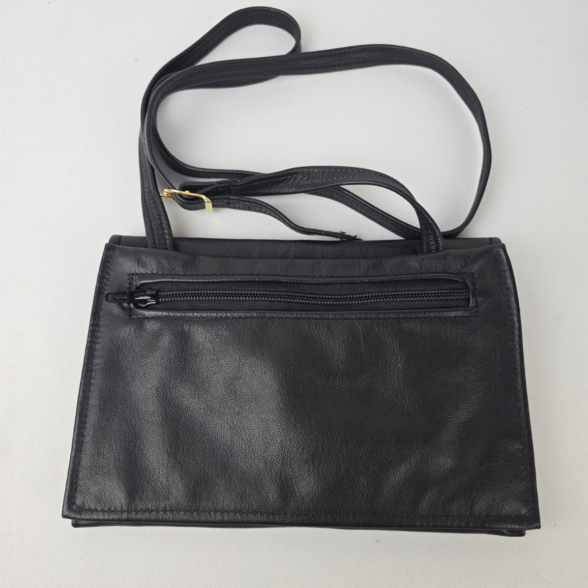 Vintage Black & Purple Clutch Shoulder Purse