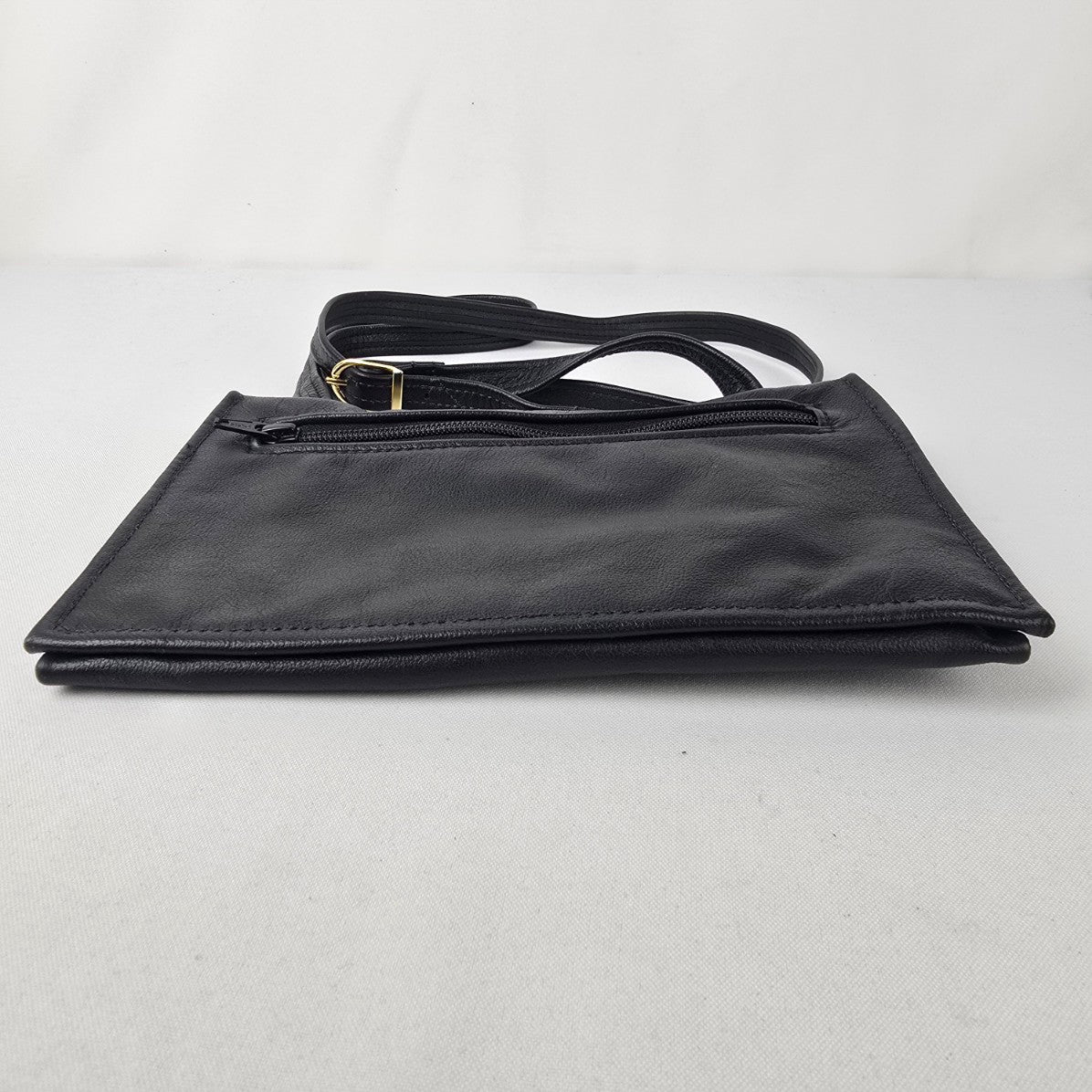 Vintage Black & Purple Clutch Shoulder Purse