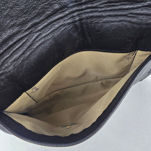 Vintage Black & Purple Clutch Shoulder Purse