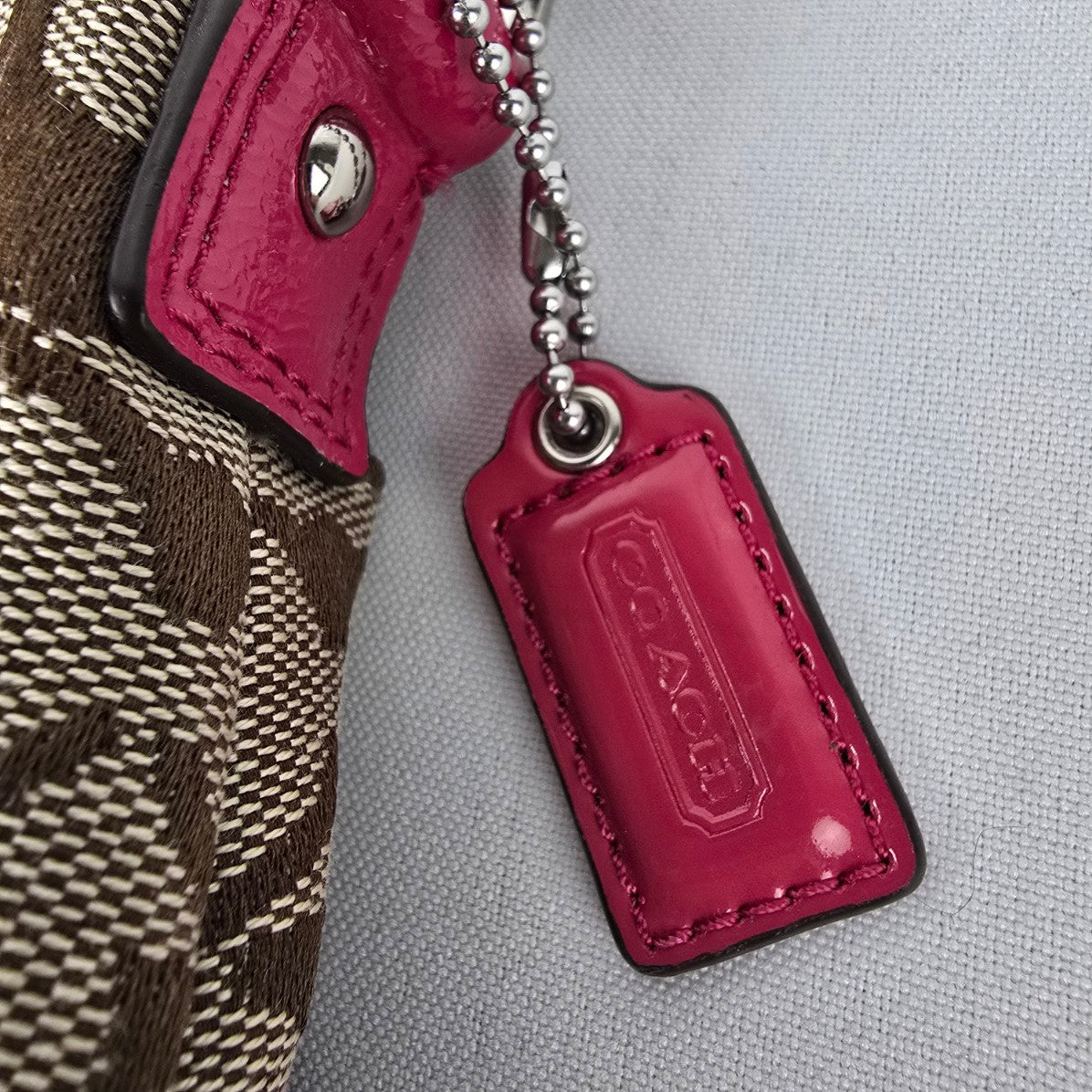 Coach Poppy Daisy Pink Monogram Crossbody Bag