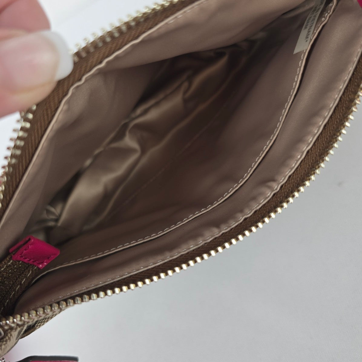 Coach Poppy Daisy Pink Monogram Crossbody Bag