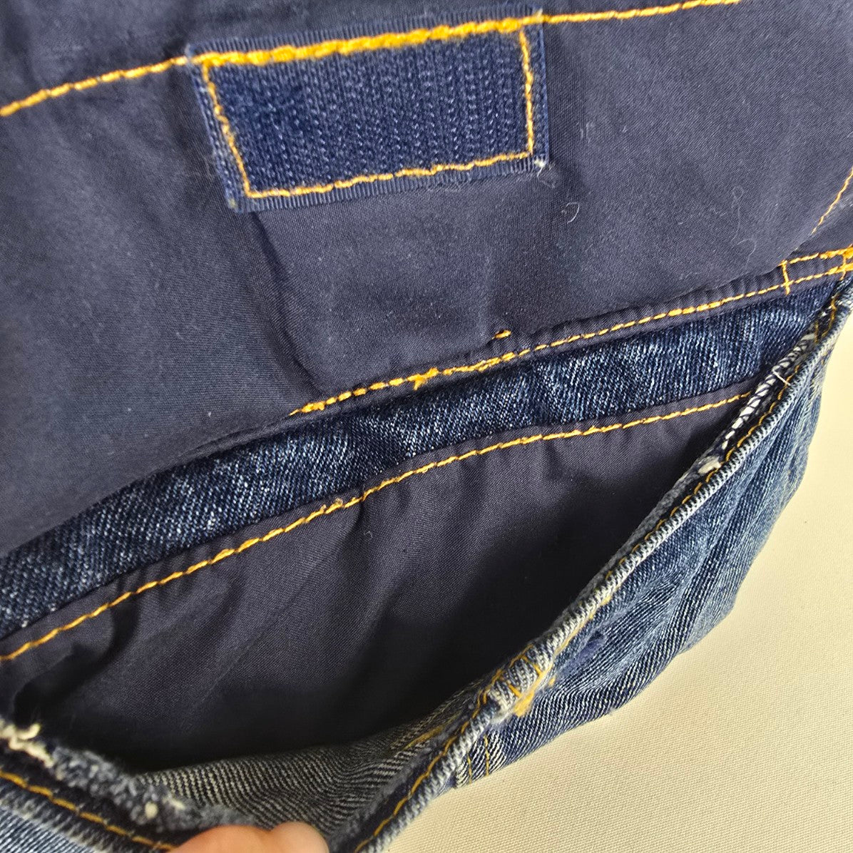 Vintage Denim Shoulder Purse