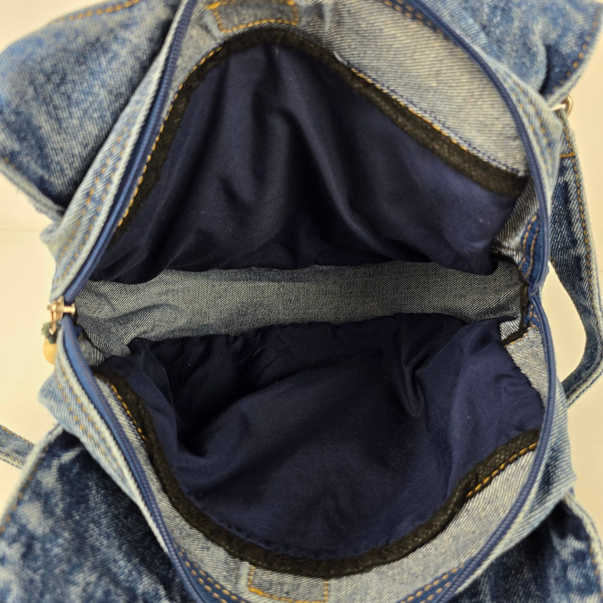 Vintage Denim Shoulder Purse