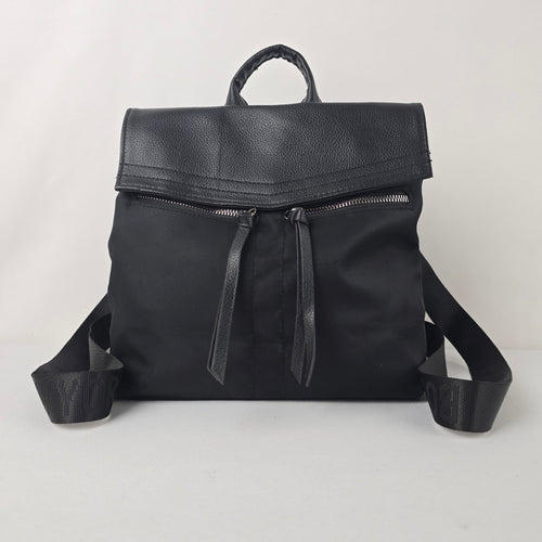 Botkier Black Nylon Backpack Purse