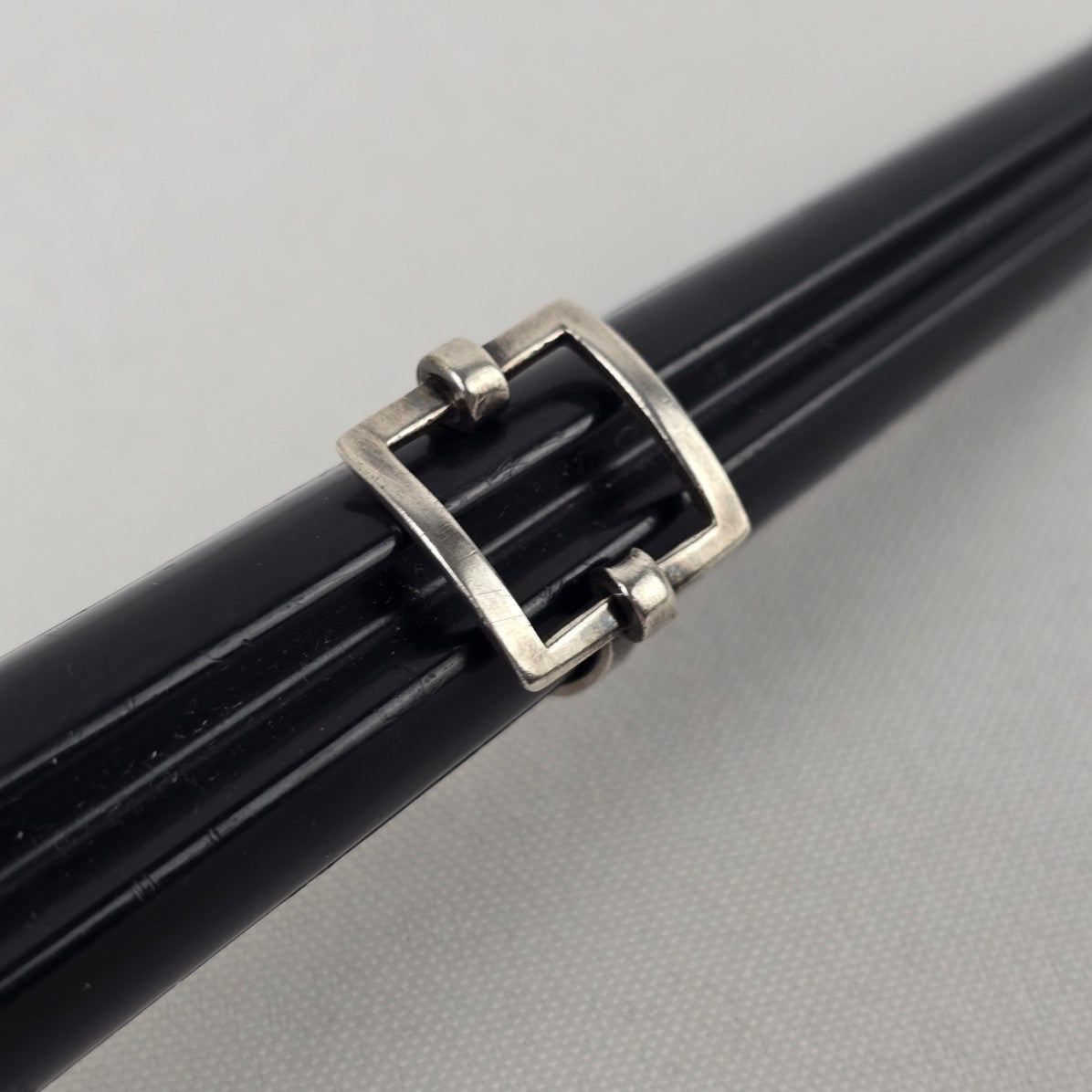 925 Sterling Silver Square Statement Ring Size 6