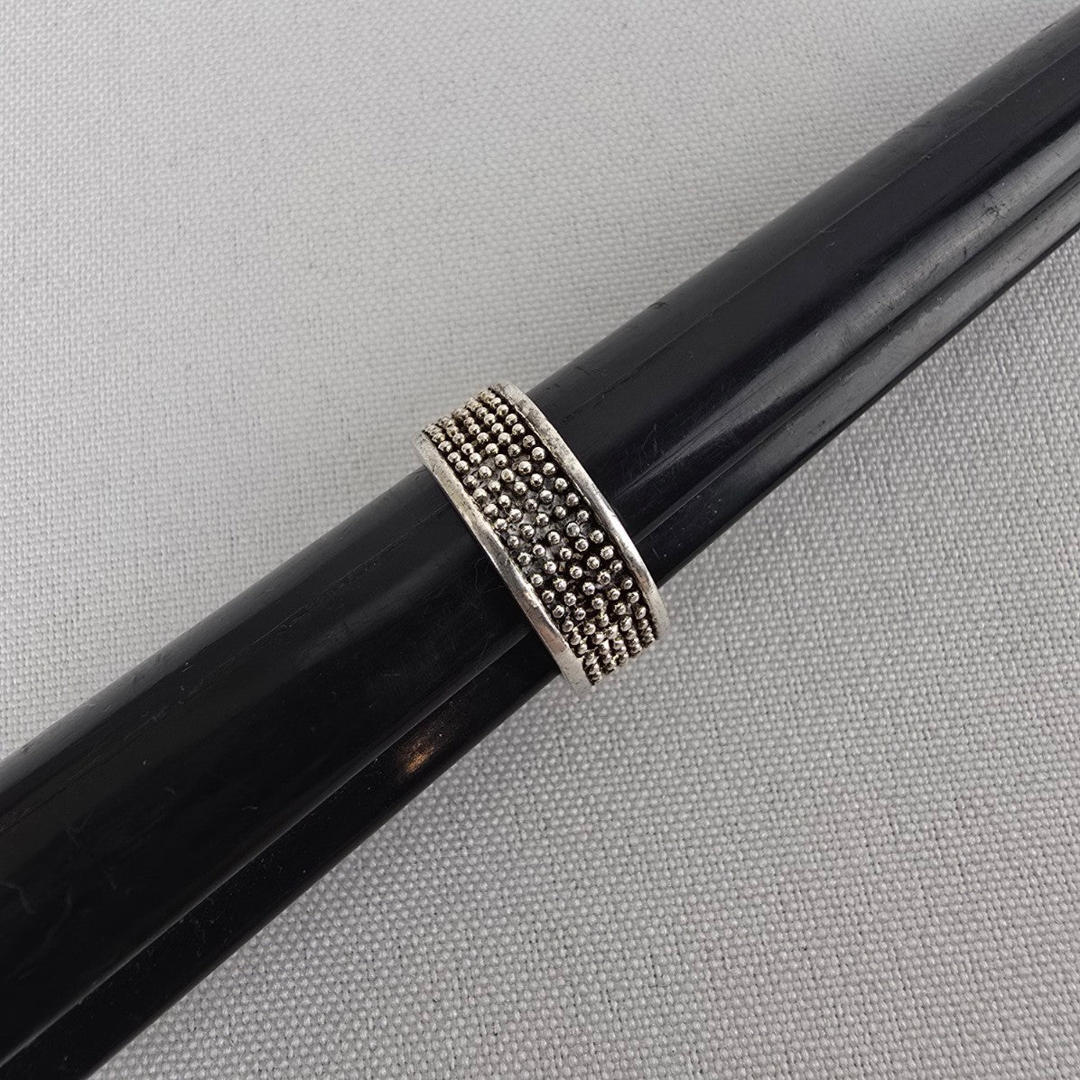 Vintage Napier Silver Studded Ring Size 5.5