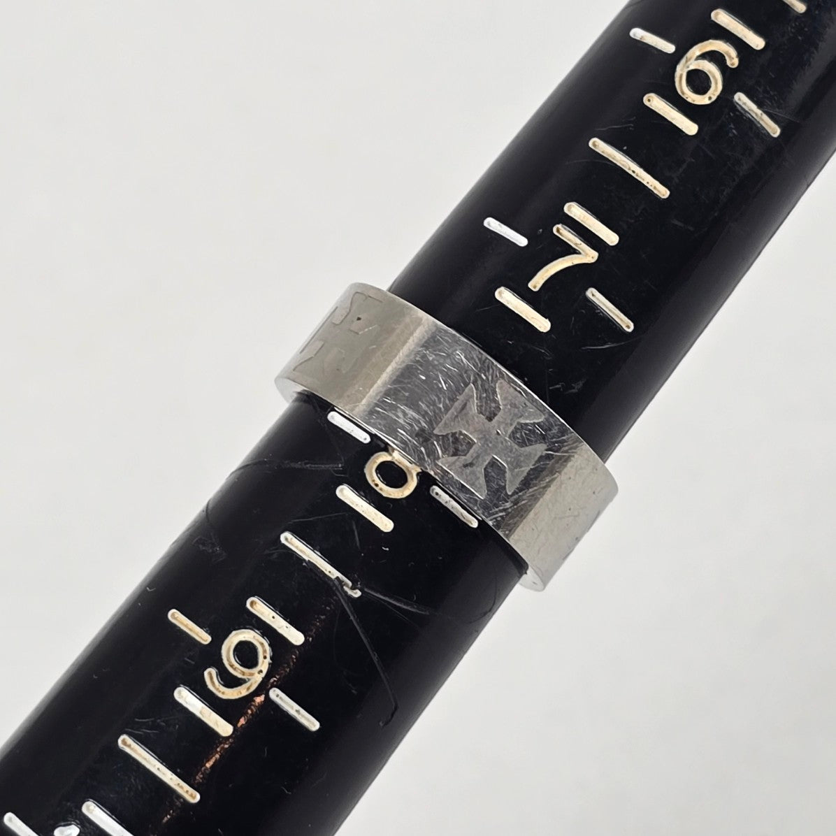 Stainless Steel Cross Ring Size 8