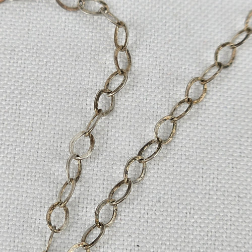 925 Sterling Silver Natural Stone Cluster Drop Necklace