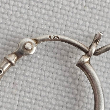 925 Sterling Silver Small Hoop Earrings