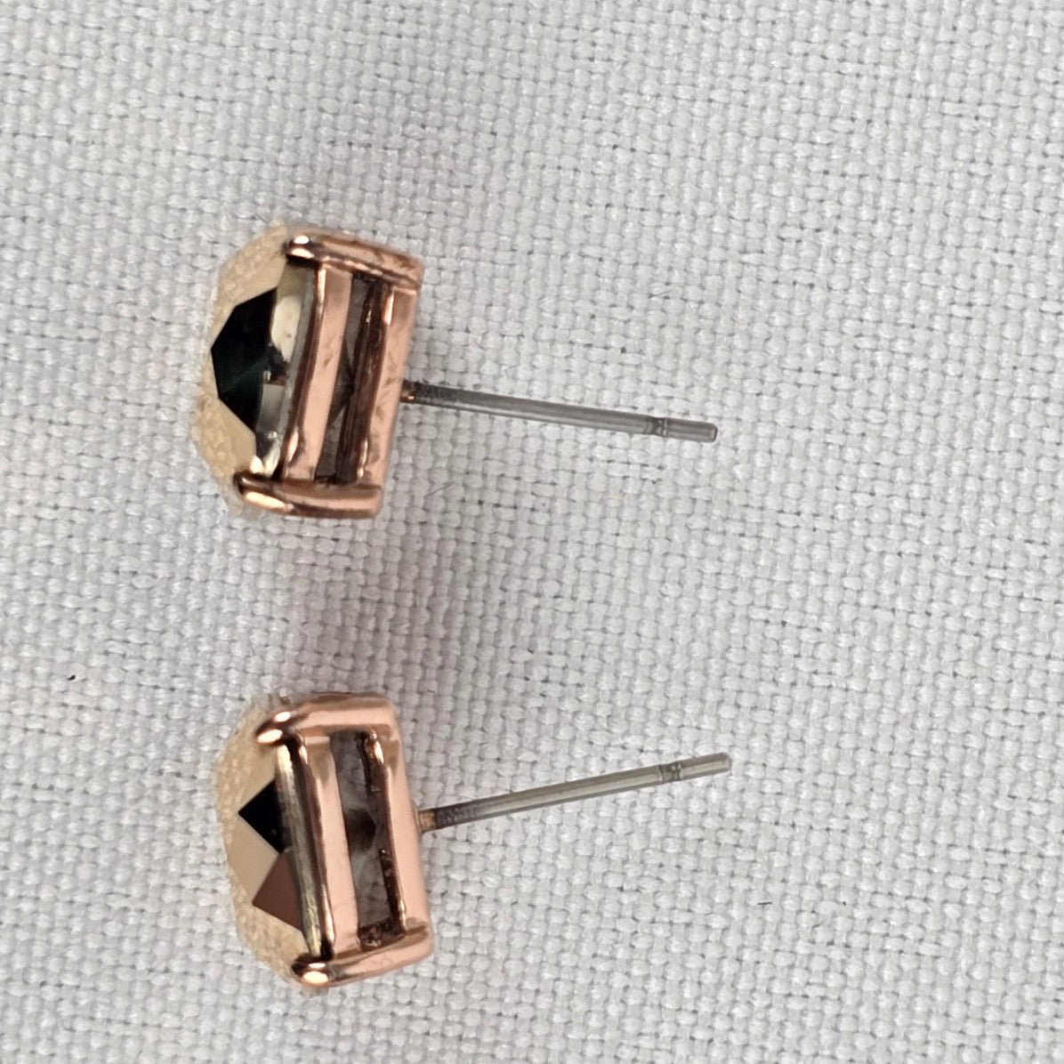 Origami Owl Swarovski Square Stud Earrings