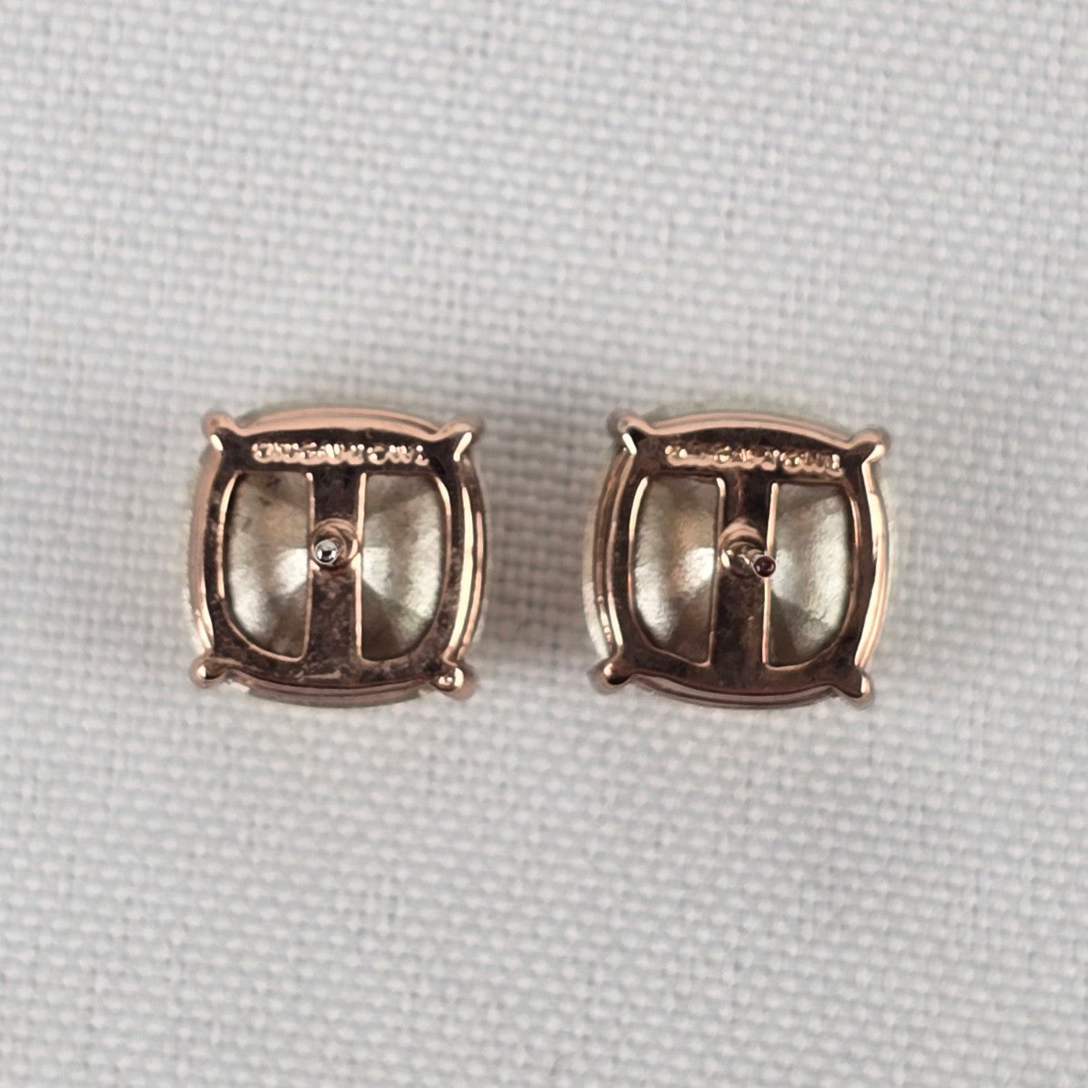 Origami Owl Swarovski Square Stud Earrings
