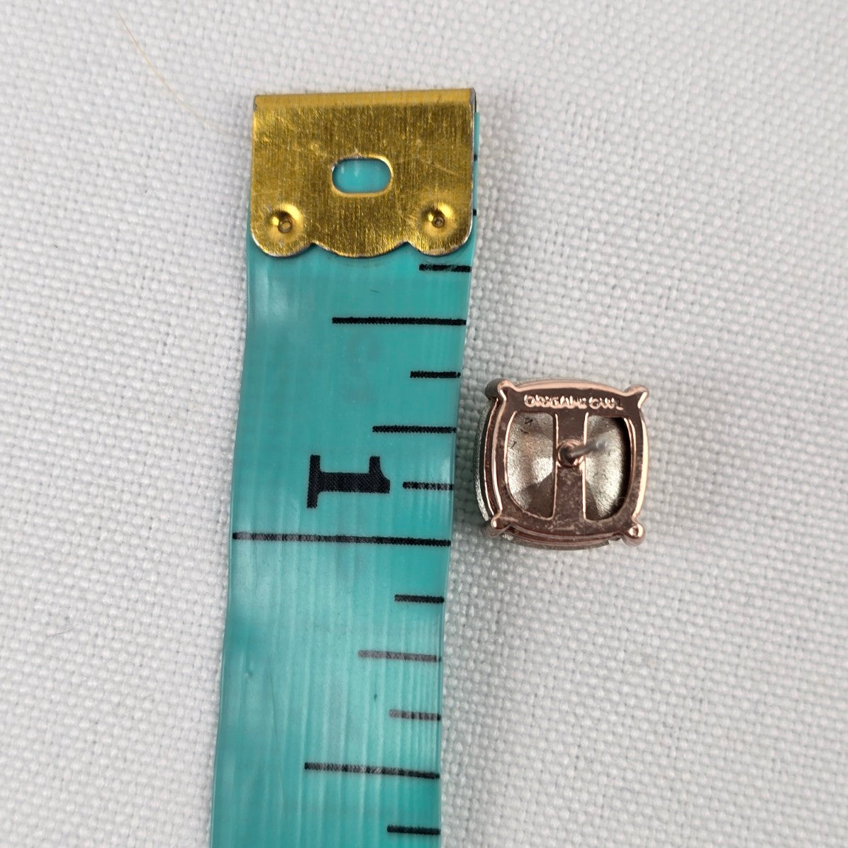 Origami Owl Swarovski Square Stud Earrings