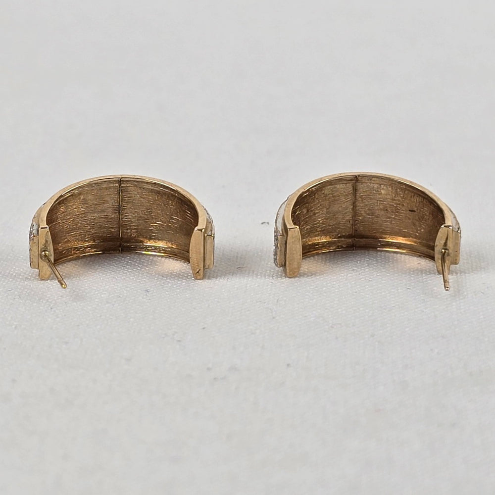 AAJ 10k Gold Hoop Earrings