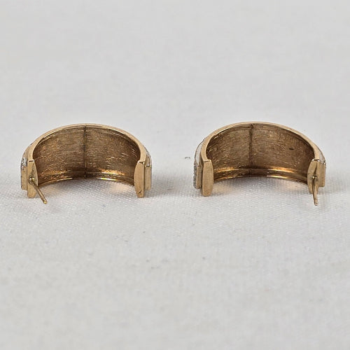 AAJ 10k Gold Hoop Earrings