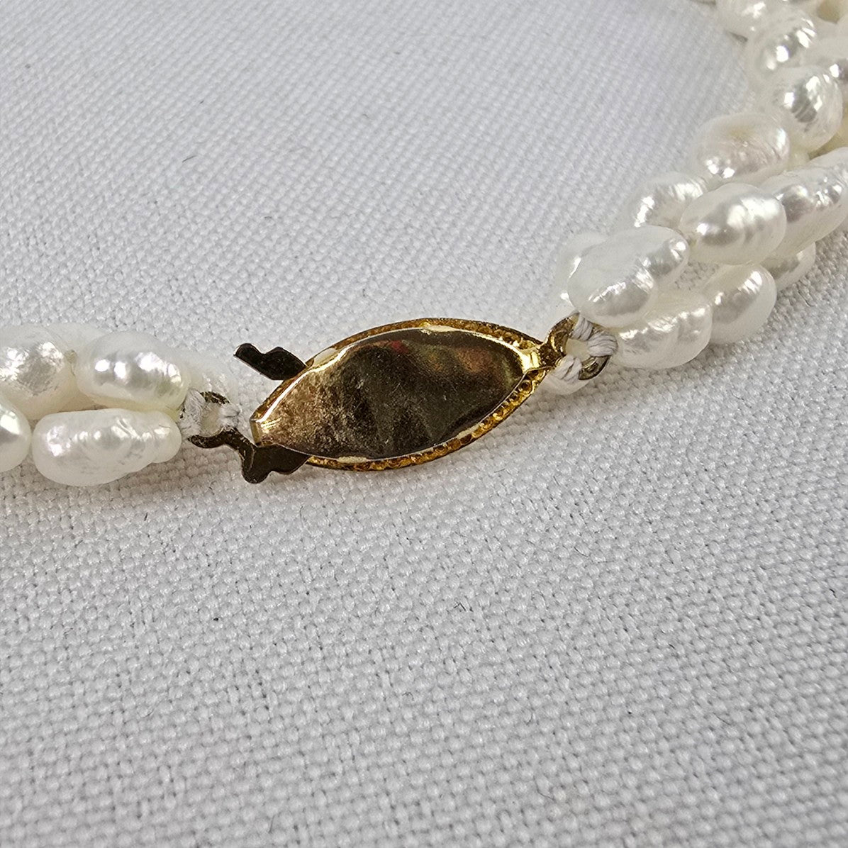 Vintage Fresh Water Pearl Layered Collar Necklace