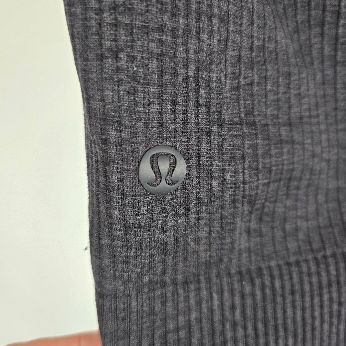 Lululemon Ebb to Street Long Sleeve Black Cropped Top Size 4