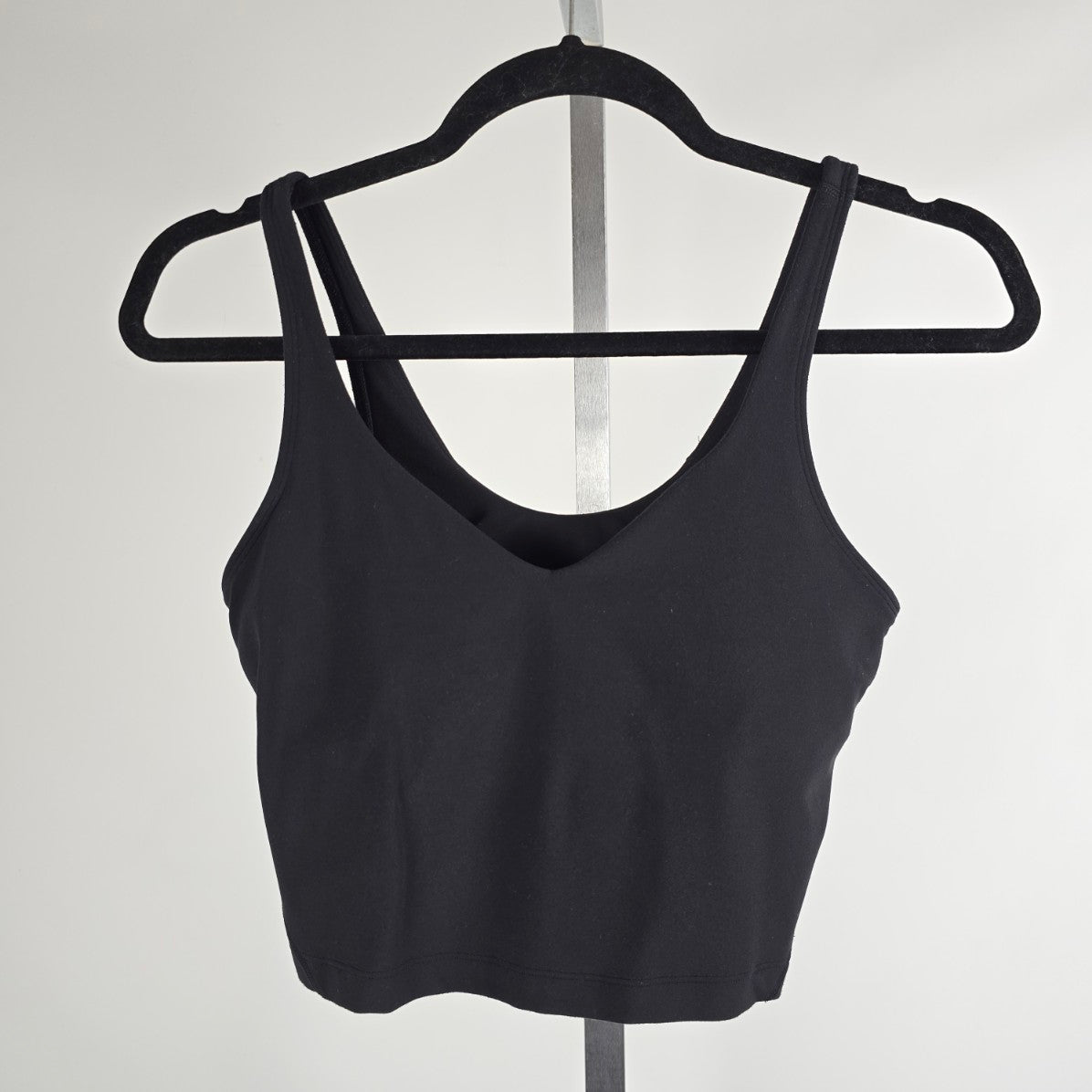 Lululemon Black Align Cropped Tank Top Size 6