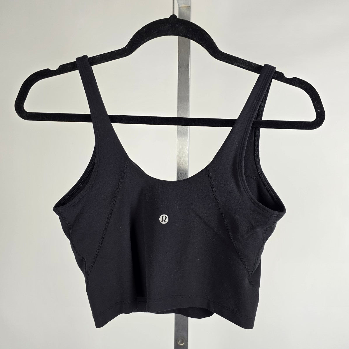 Lululemon Black Align Cropped Tank Top Size 6