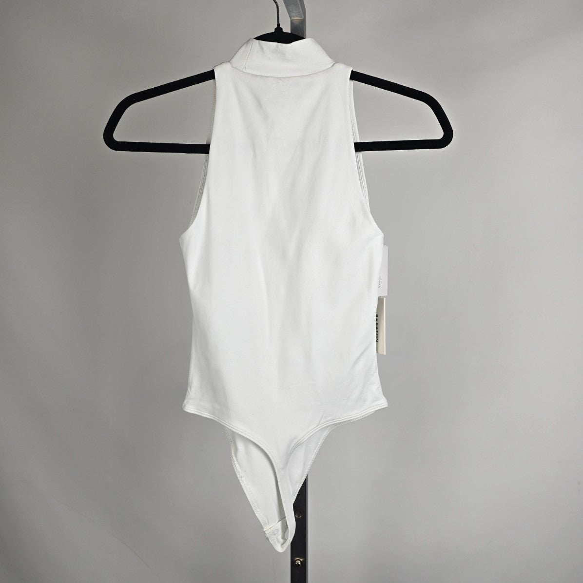 Babaton Contour White Halter Neck Bodysuit Size XS