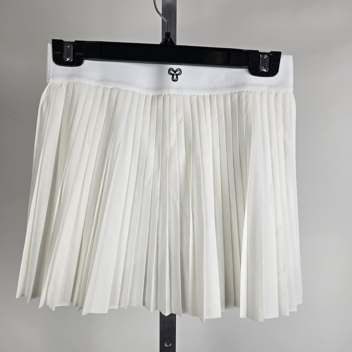 TnAction MoveTech Tennis Pro White Pleated Micro Skirt Size S
