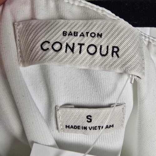 Babaton Contour White Strapless Bodysuit Size S