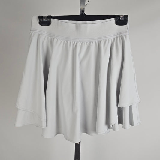 Lululemon Silver Grey Court Rival High-Rise Skirt Skort Size 6
