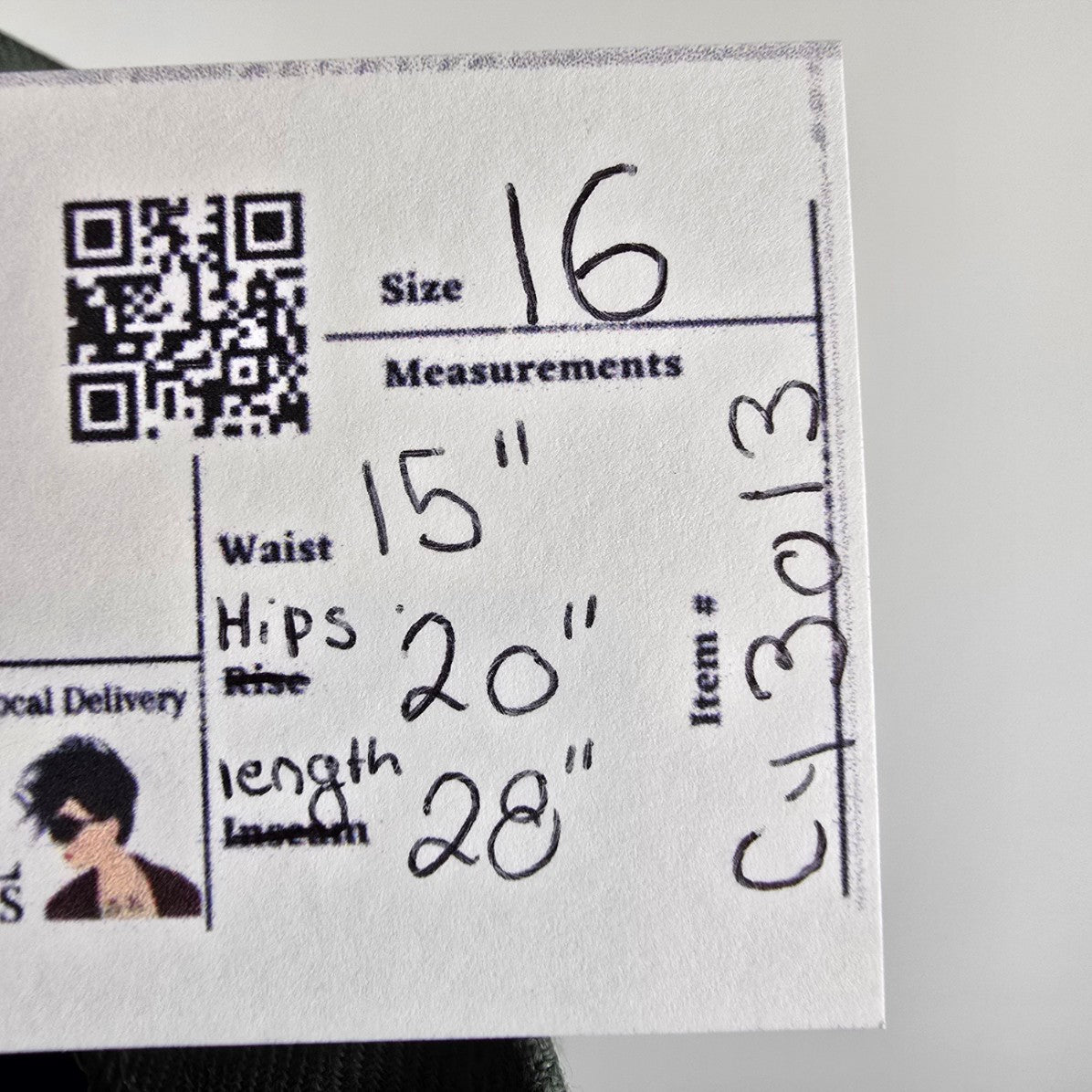 Vintage White Stag Grey Wool Plaid Midi Skirt Size 16