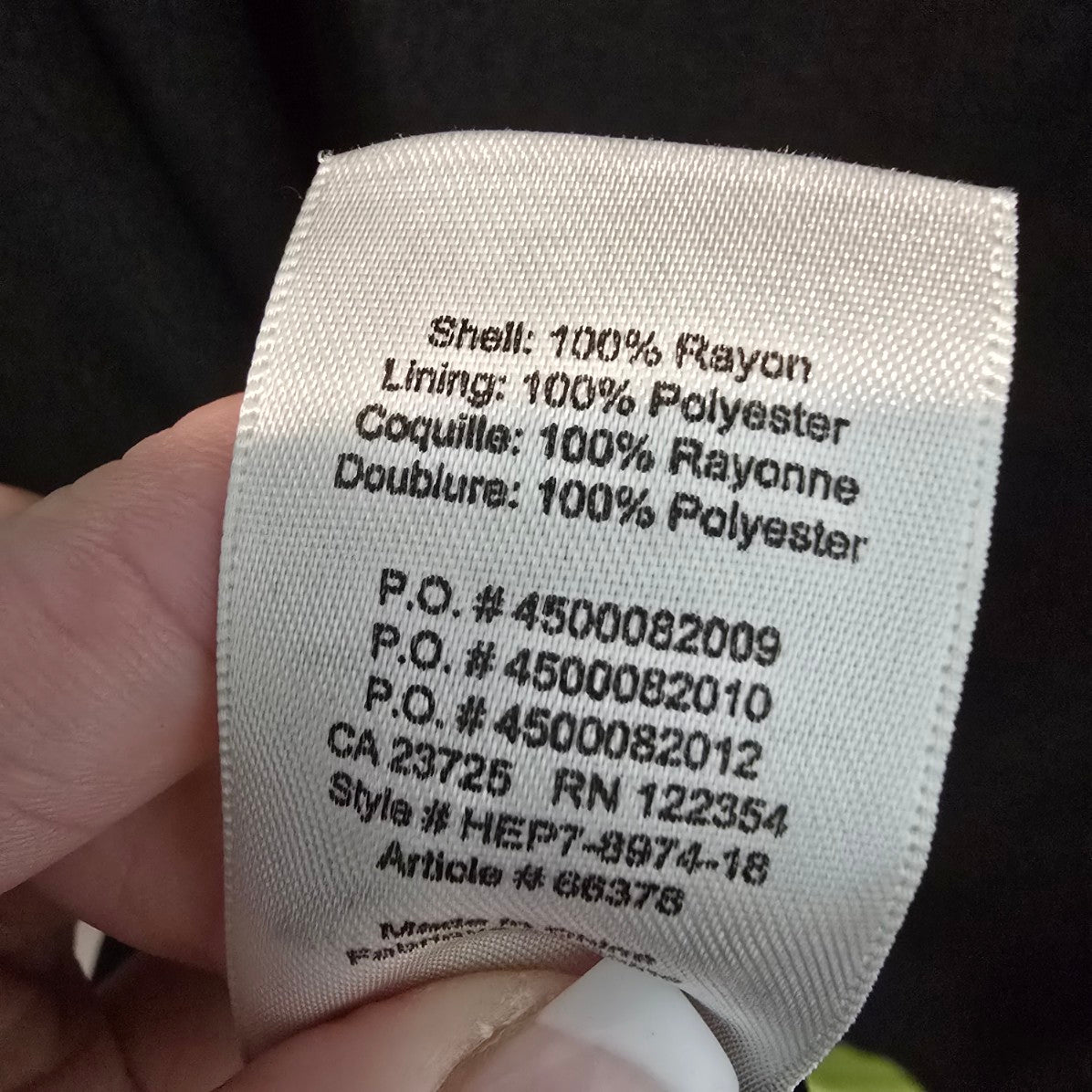 Wilfred Free Black Tunic Top Size XS