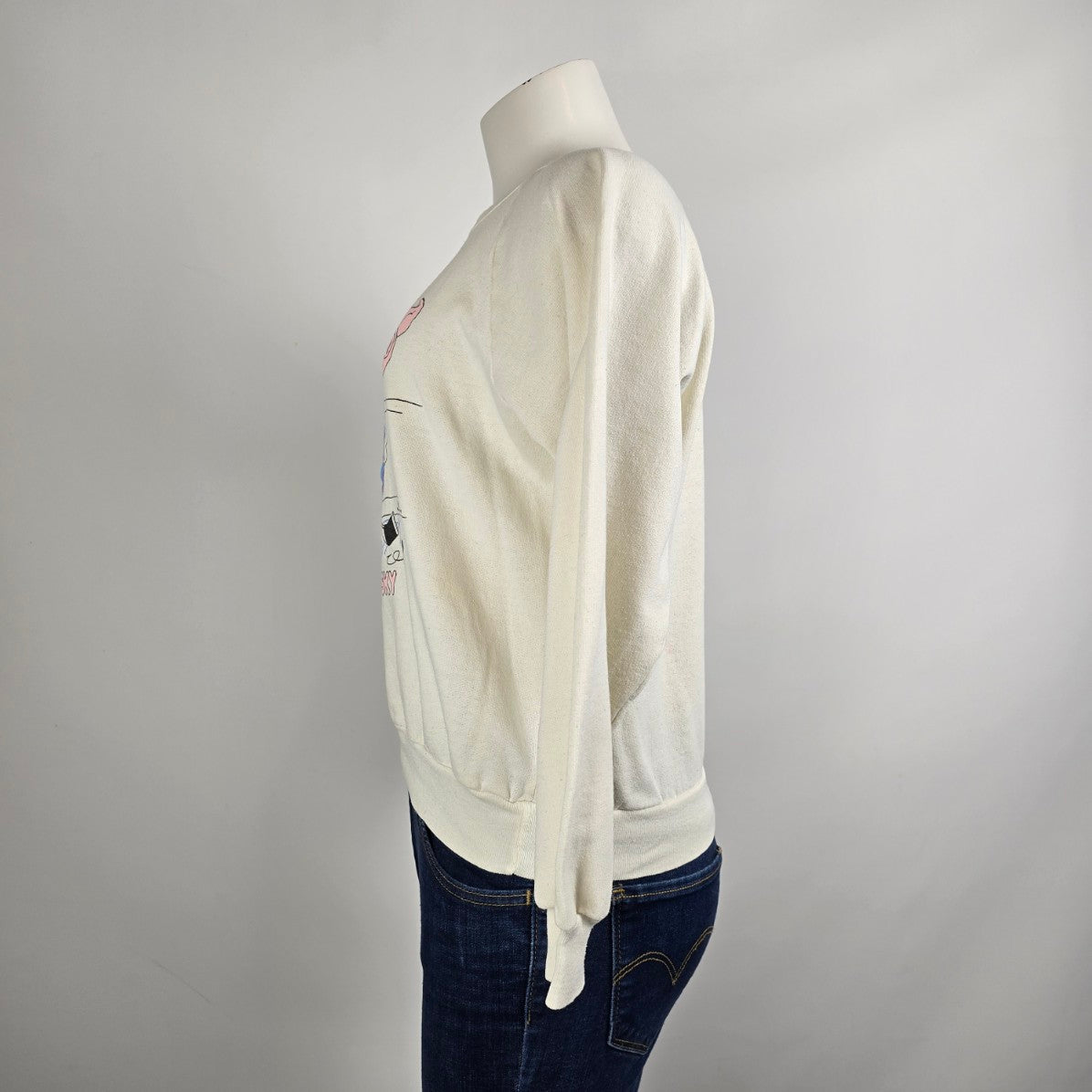 Vintage Pigmy Pacific Creations Gruntsky Pig Playing Hockey Sweatshirt Size M