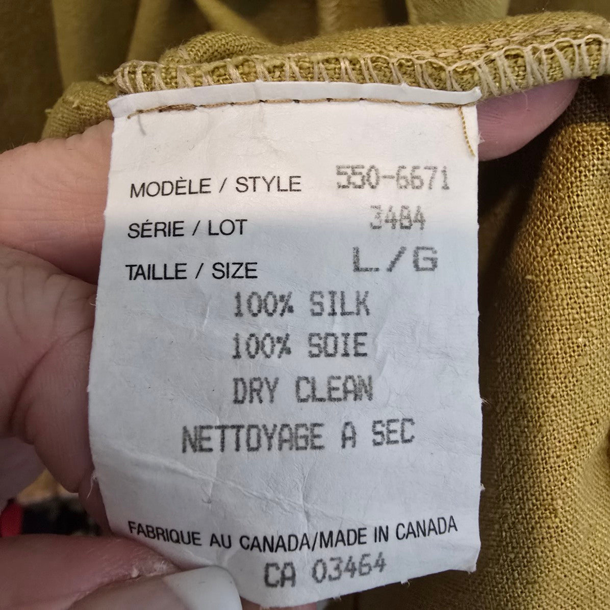 Vintage Emblem Yellow Open Jacket Size L