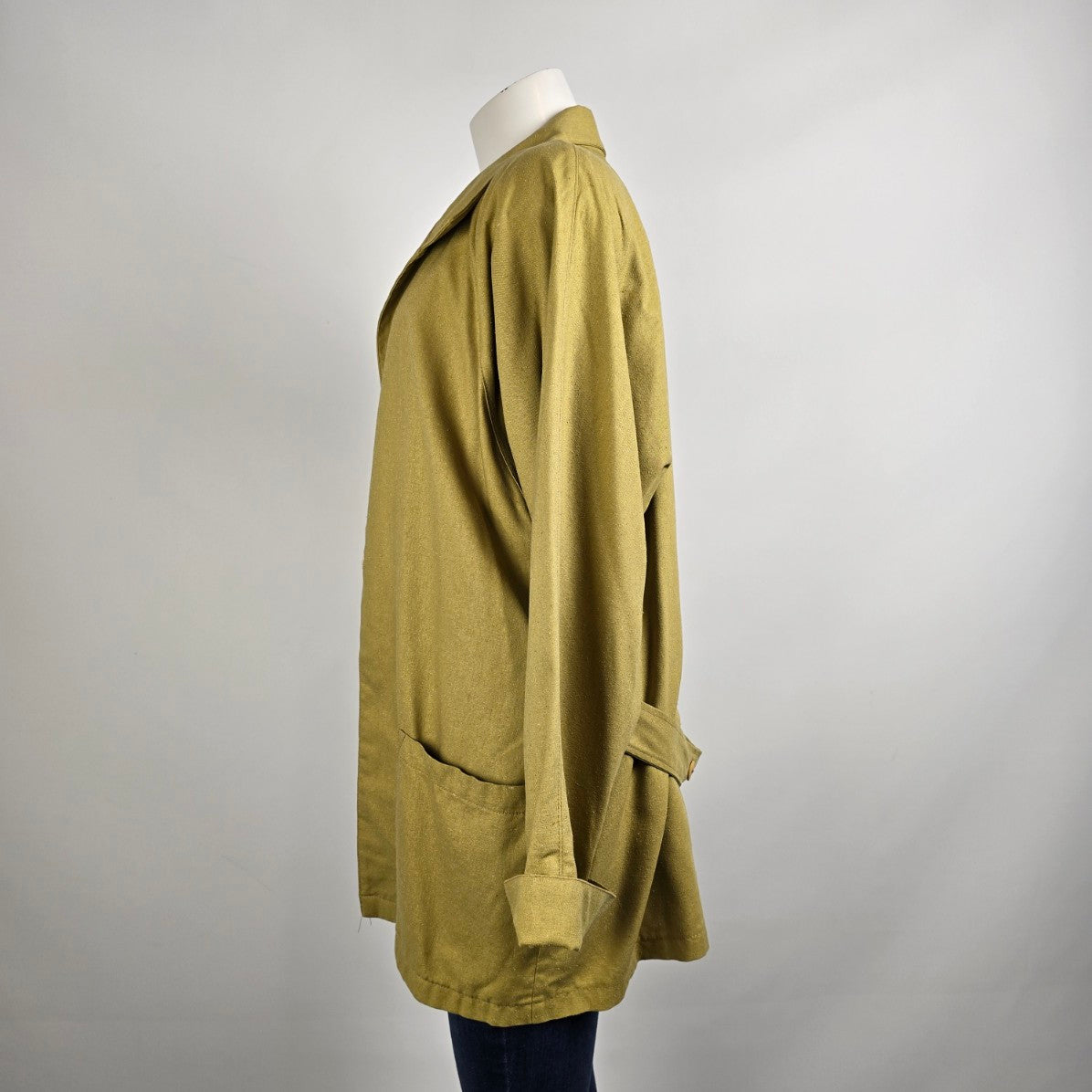 Vintage Emblem Yellow Open Jacket Size L