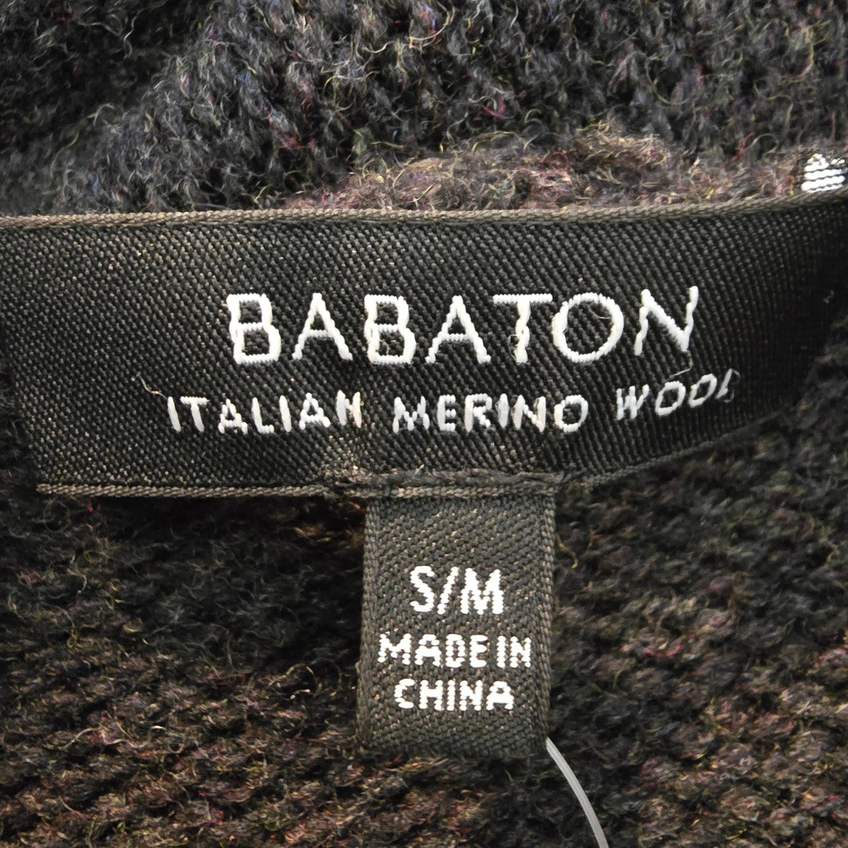 Babaton Grey Merino Wool Long Cardigan Size S/M