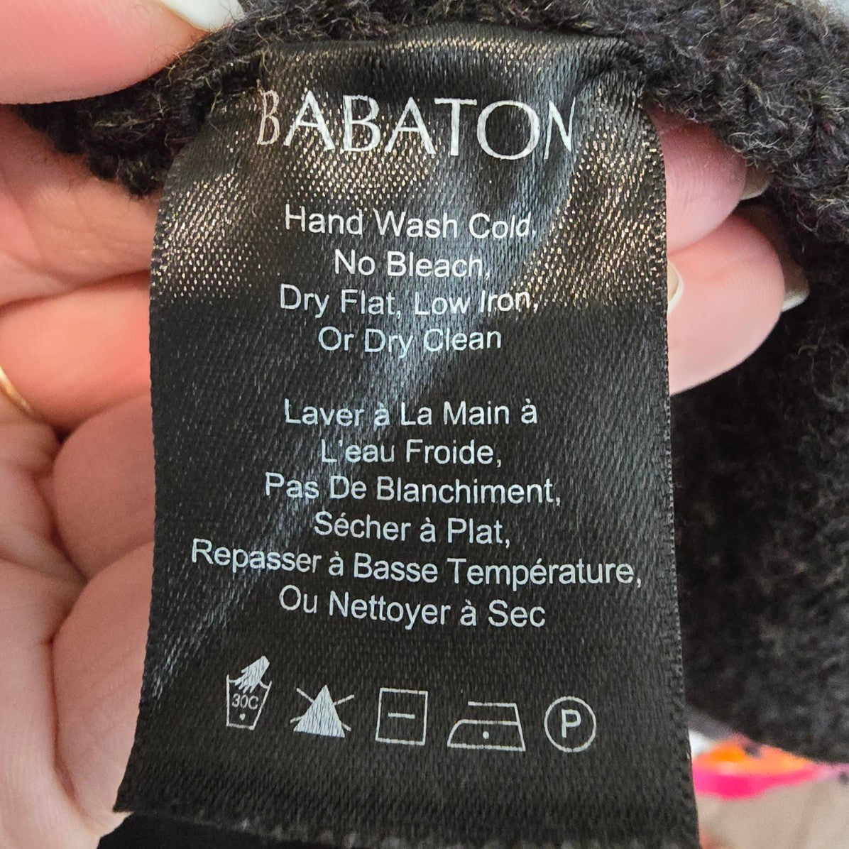 Babaton Grey Merino Wool Long Cardigan Size S/M