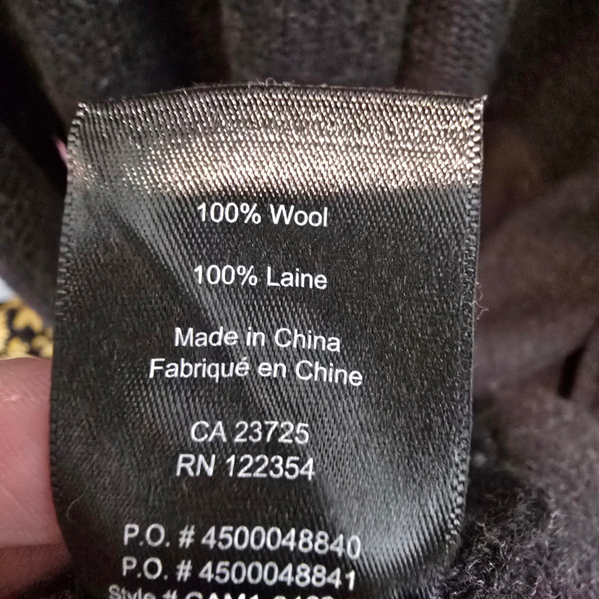 Babaton Grey Merino Wool Long Cardigan Size S/M