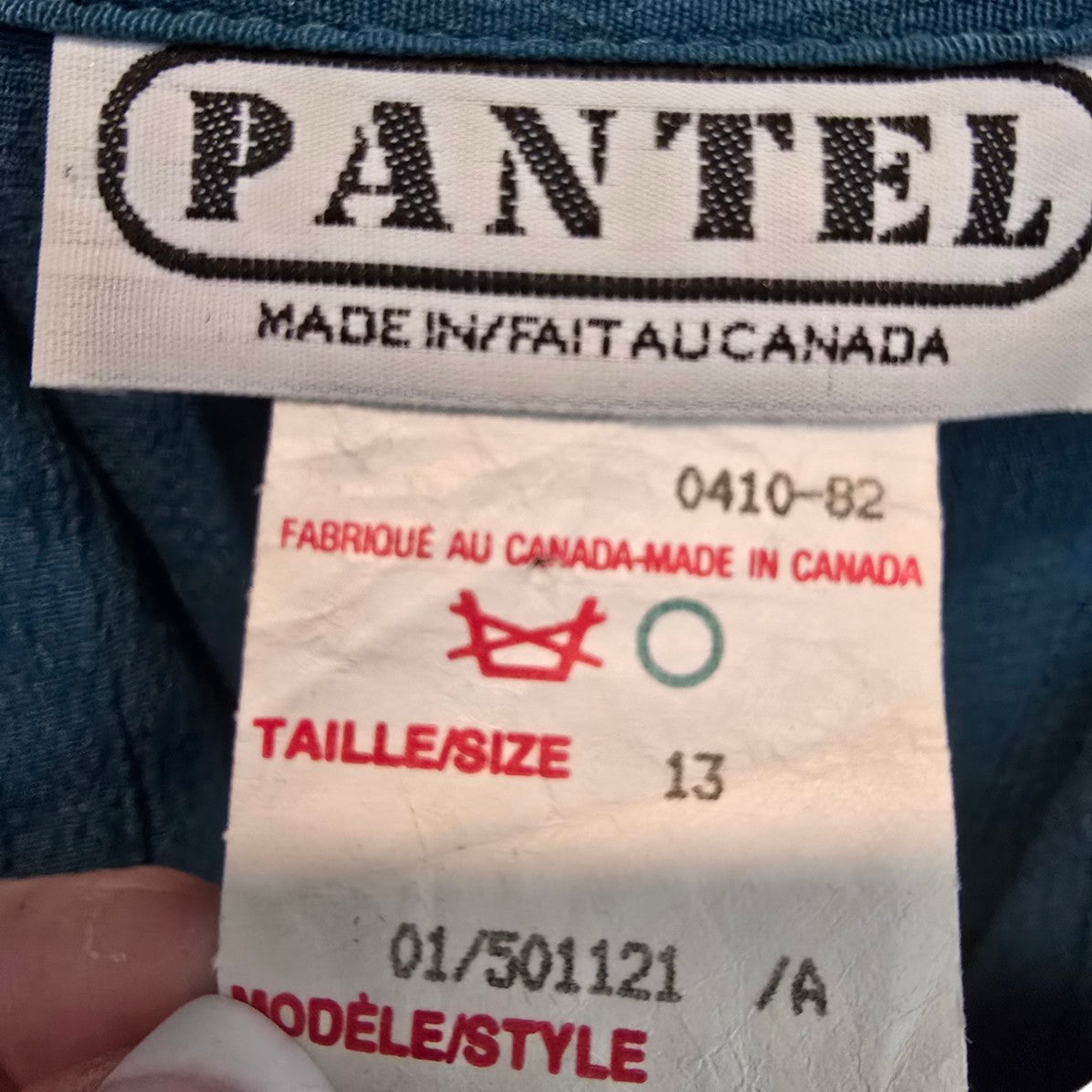 Vintage Pantel Blue Button Up Jacket Size 13