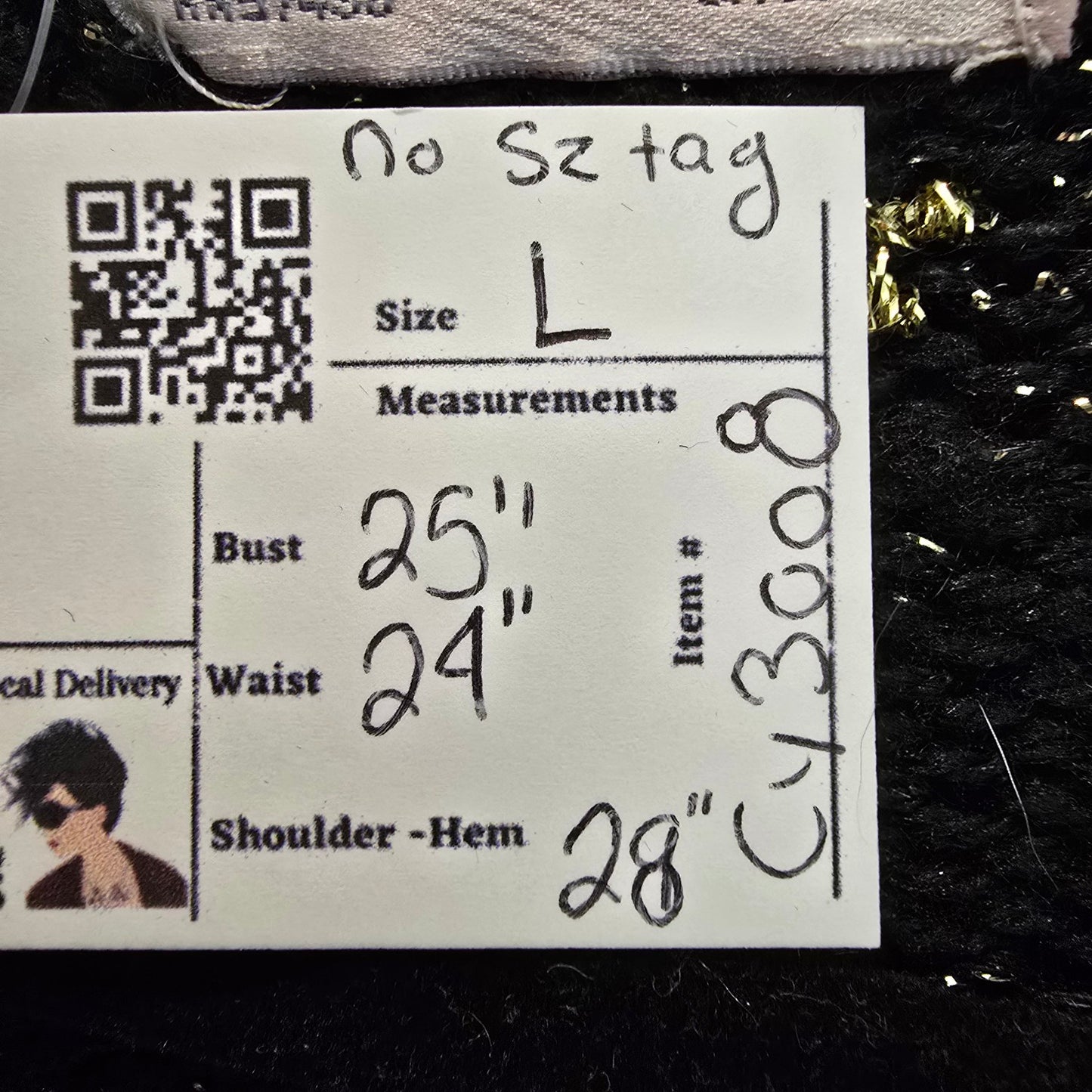 Vintage Emilia Saachi Brown Knit Sweater Size L