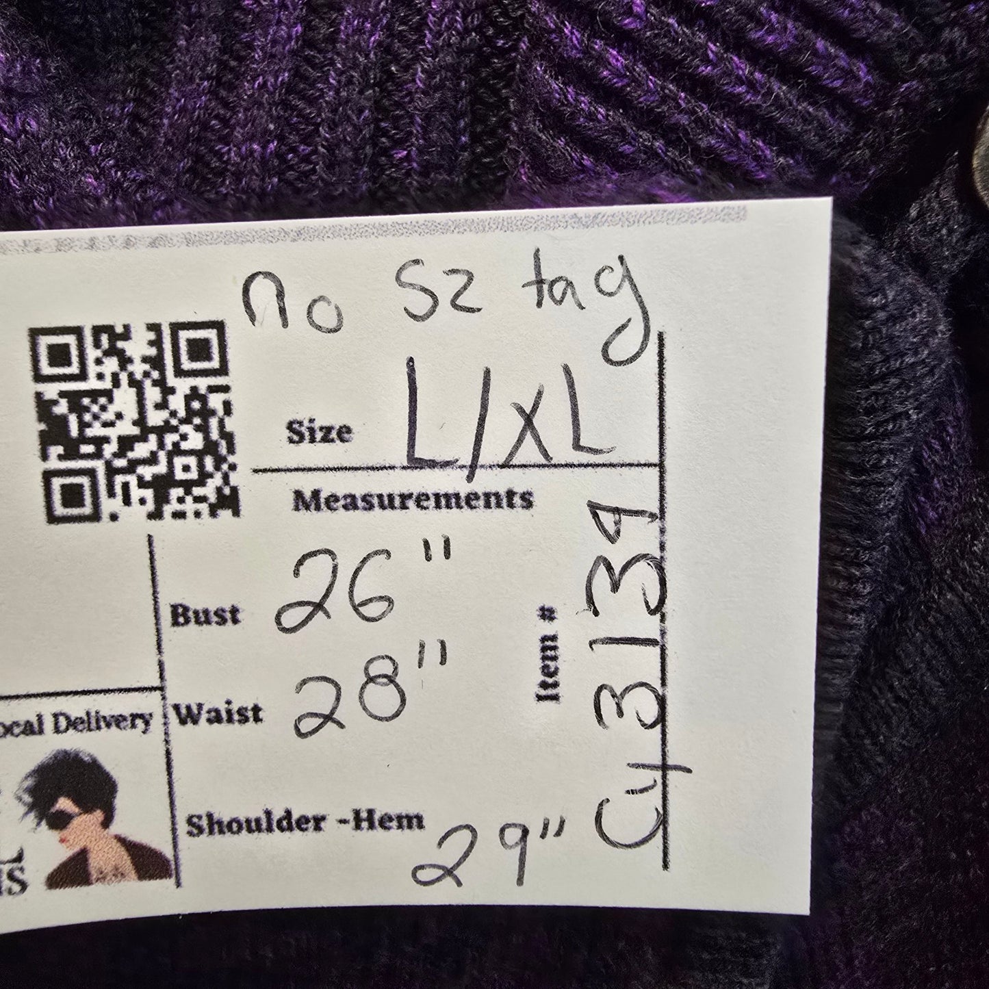 Lululemon Purple Peace of Mind Wrap Cardigan Size L/XL