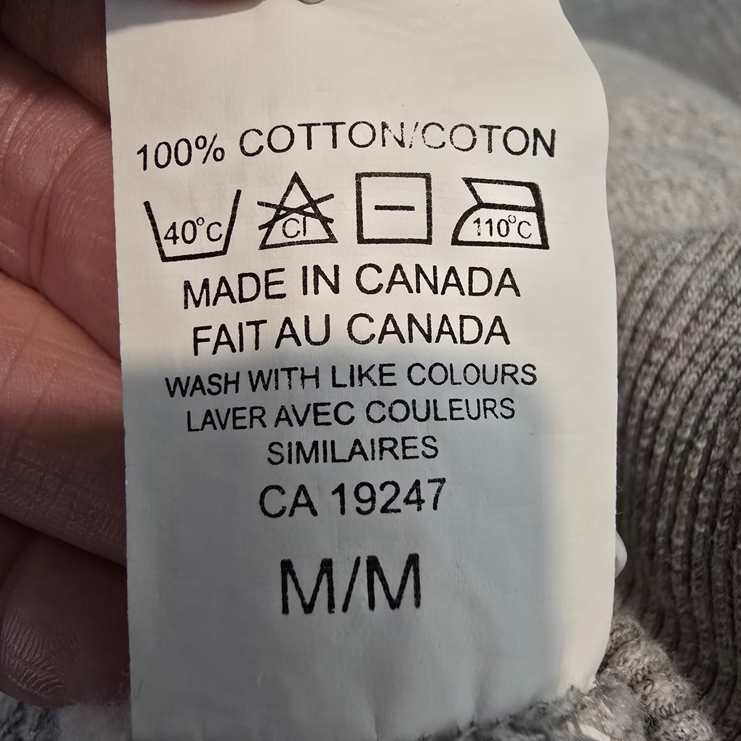 Okay To Rest Grey Hoodie Sweatshirt Size M