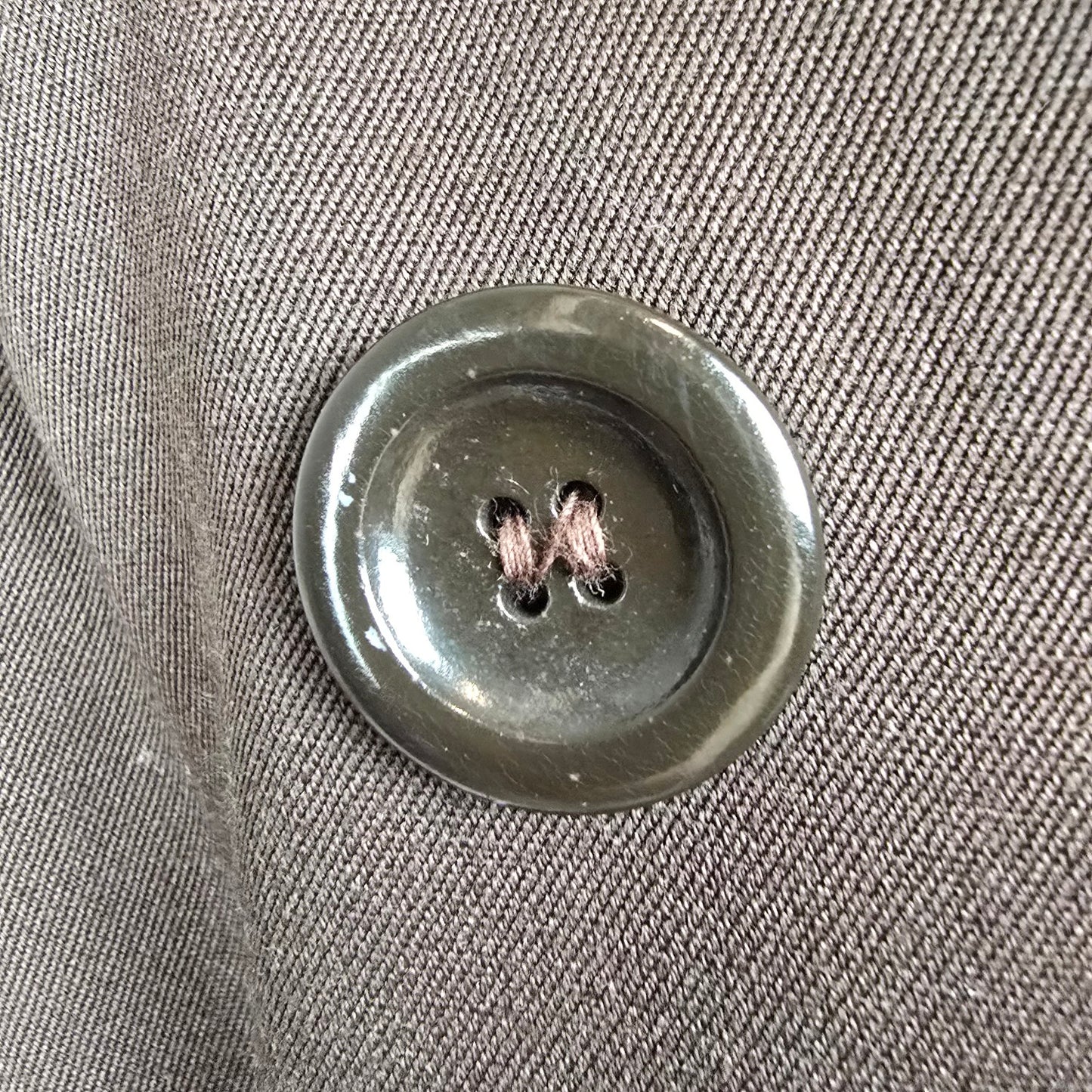 Vintage Fur Trimmed Brown Button Up  Jacket Size 18