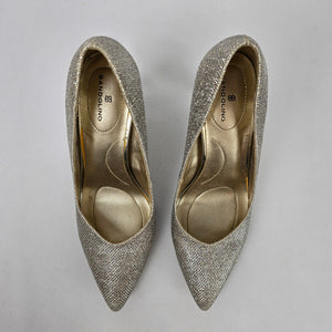 Bandolino Gold Metallic Heels Size 7.5