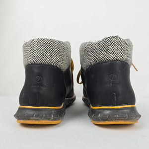 Cole Haan Zerogrand Waterproof  Black & Yellow Hiking Boot Size 9