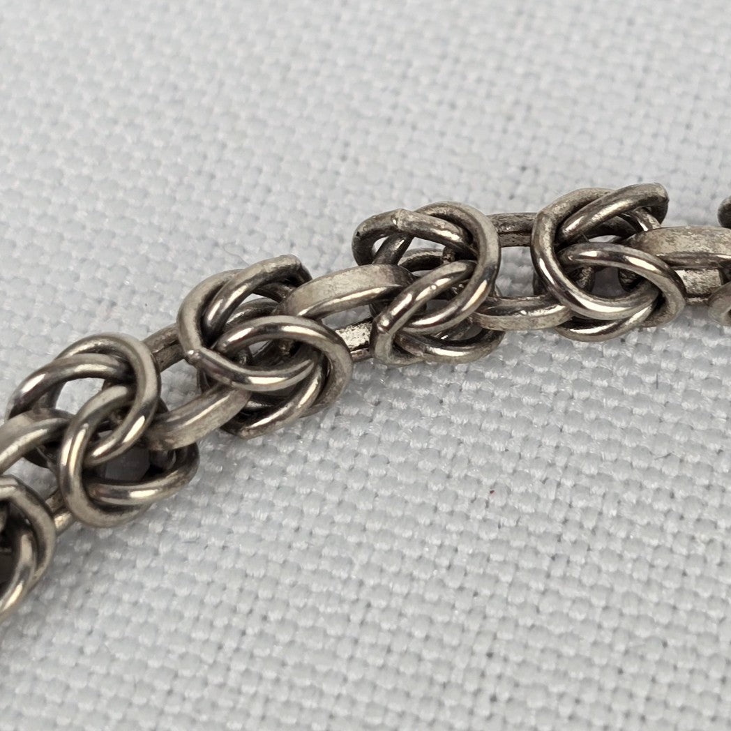 MJI Italy 925 Sterling Silver Chain Bracelet