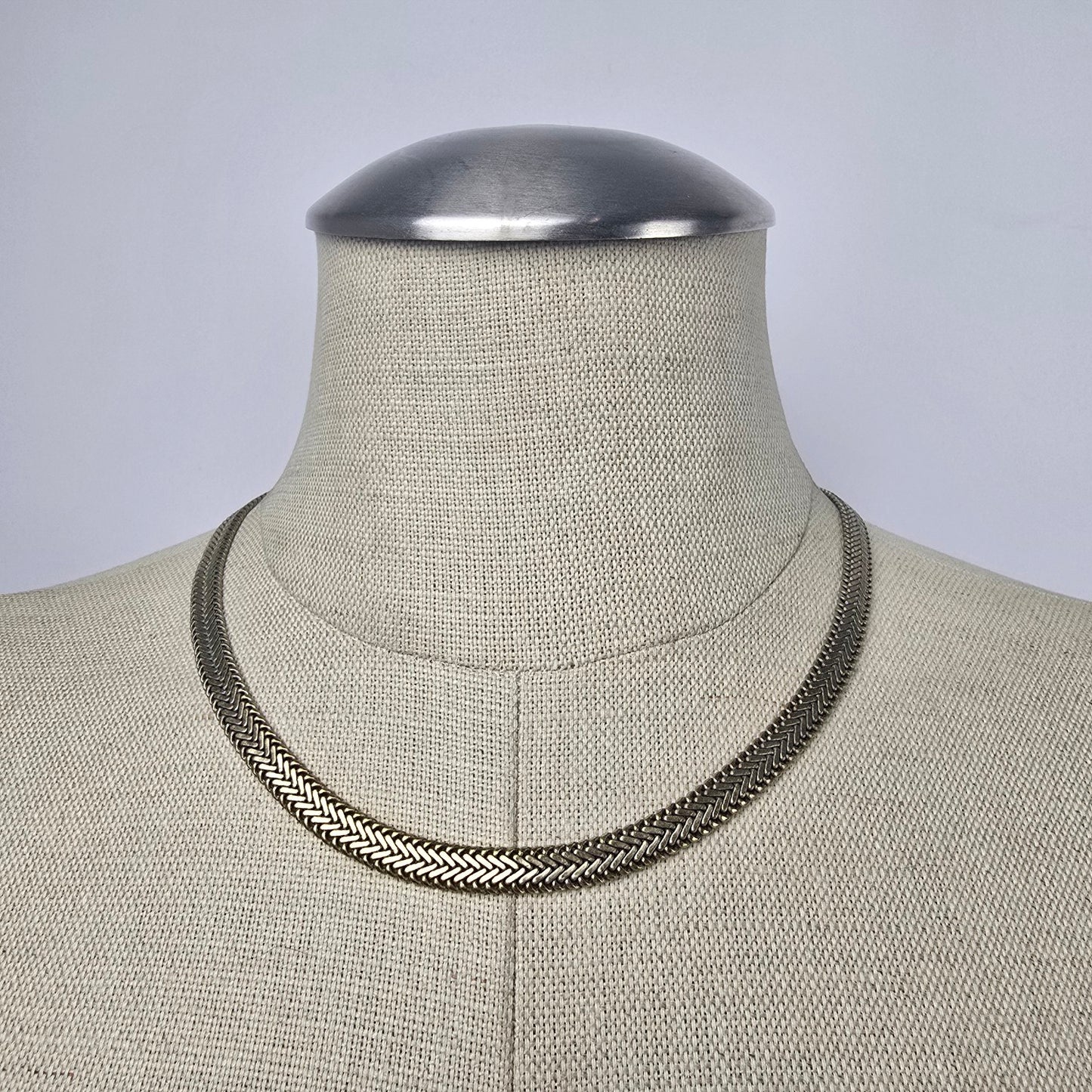 Vintage M&S Gold Tone Chain Link Necklace
